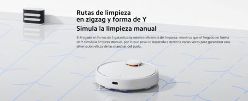 Xiaomi Robot Vacuum S12 fregado en zigzag